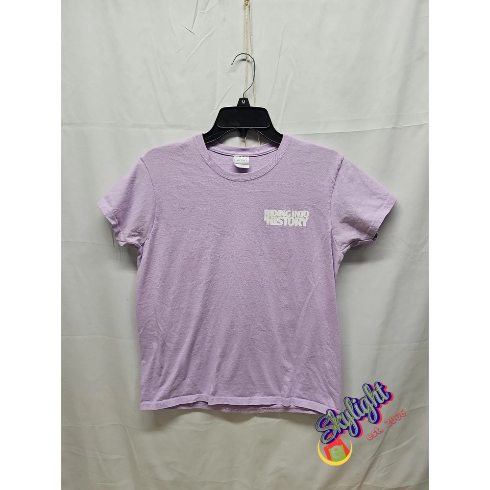 Gildan‎ Purple 12th Annual Riding History 2011 T-Shirt Vtg Motorcycle Rally Sz M